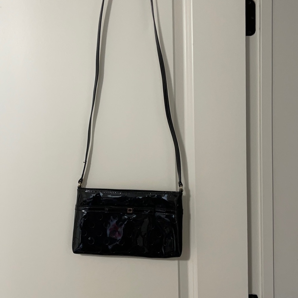 Kate spade shoulder/crossbody patented leather bag